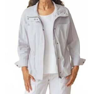 NEW HABITAT women's cool tech utility jacket in smoke